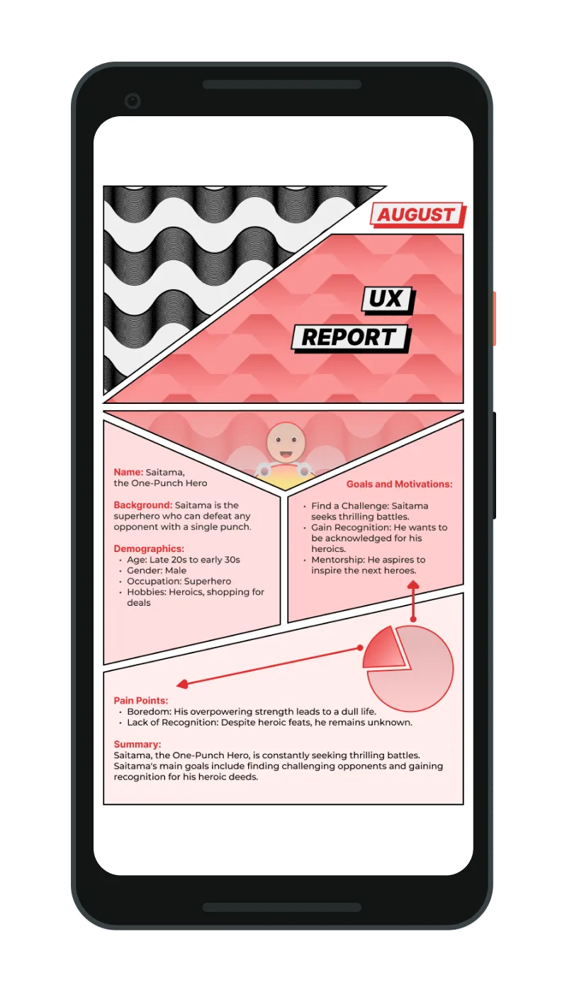 UX Design Report Mockup